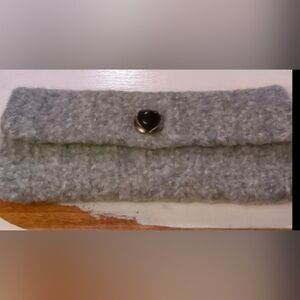 •🩶Wool Gray Clutch